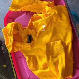 Under armour sunshine yellow hoodie